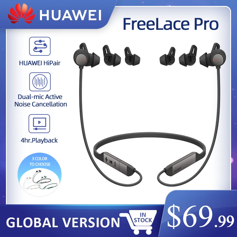 Беспроводные наушники Huawei FreeLace Pro, подлинные наушники вкладыши Bluetooth с активным шумоподавлением и двойным микрофоном, 24 часа|Наушники и гарнитуры| | АлиЭкспресс Беспроводные наушники Huawei FreeLace Pro, подлинные наушники вкладыши Bluetooth с активным шумоподавлением и двойным микрофоном, 24 часа|Наушники и гарнитуры| | АлиЭкспресс
