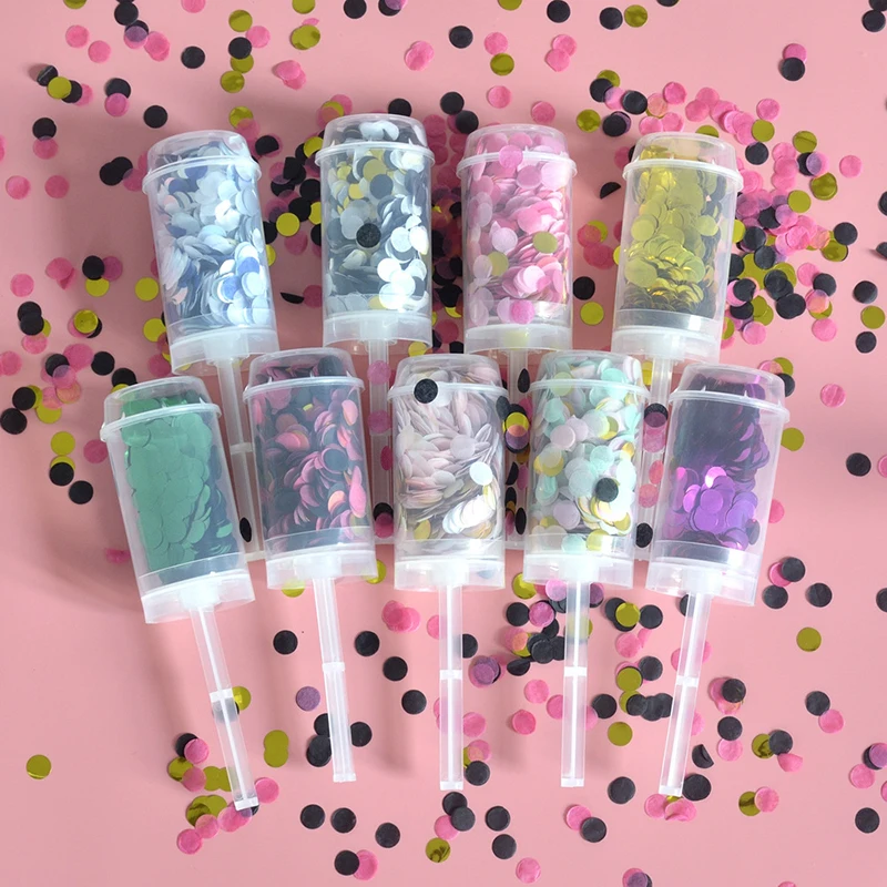 

1Set Push-Pop Mixed Confetti Wedding Bridal Anniversary Confetti Birthday Decoration High Quality Confetti Eco-Friendly Supplies