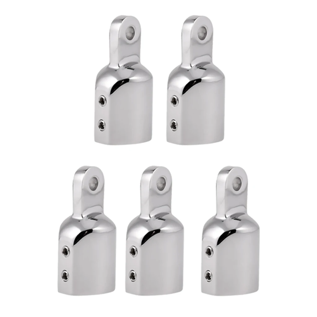 5Pcs 25mm 1” Eye End Cap Bimini Top Fitting Hardware 316 Marine Stainless