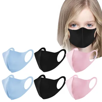 

6PCS Unisex Child Kids Mouth Masks Dust Proof Windproof Polyester Mouth Face Mask for child Face Cover Mascarar Mascarillas