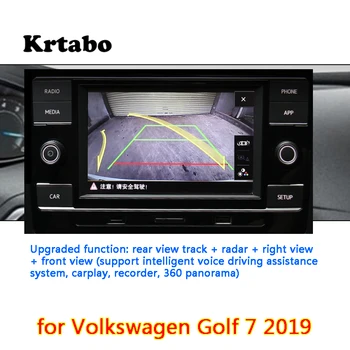 

Original car screen upgrade For Volkswagen Golf 7 2019 Rear View + Track Radar (supports 360 Panorama + Recorder)