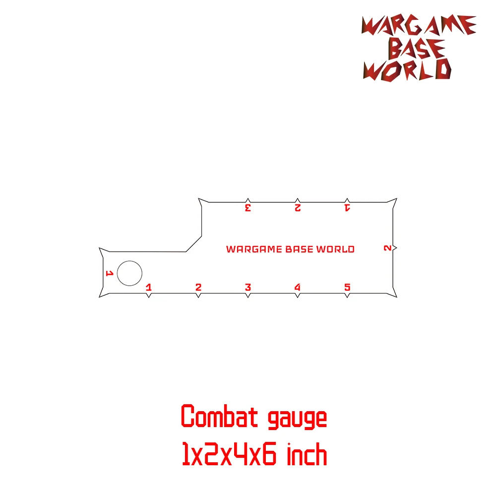 Wargame Base World combat gauge measure tooling Battle gauge|Наборы для сборки моделей| |