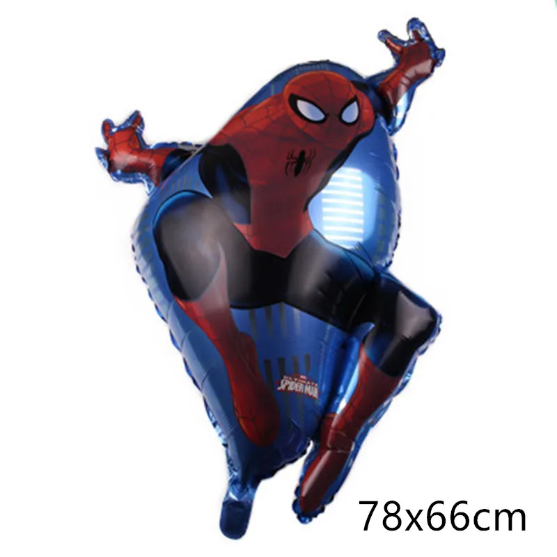 as picture 1 шт. фольгированные шары супергероя Marvel Железный человек Человек-паук Бэтмен украшения для дня рождения Детские воздушные шары - Цвет: as picture