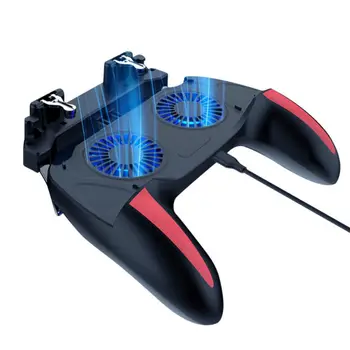 

Mobile Game Controller For PUBG 16 Shots/ S Cellphone Gamepad With 2 Cooling Fans