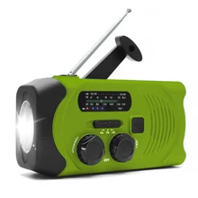 Горячий аварийный SOS сигнал Погоды Радио ручной Солнечный мощный светодиодный фонарик Открытый инструмент