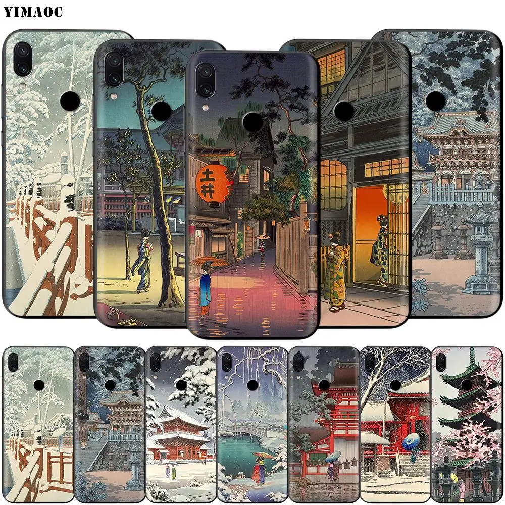 Чехол Ukiyo-e для Xiaomi Redmi Note 4 4x 4a 5 5a 6 8 8A MI 9 9s 10 8T K30 Pro Max Lite Plus | Мобильные телефоны и