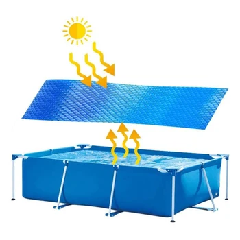 

Multi-functional Swimming Pool Cover Dustproof Thermal Heat PE Bubble Insulation Film Rainproof Outdoor Hot Tubs Accessories
