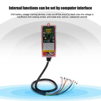 

Industrial Remote Control H21-E1C Three-Proofing Wireless Industrial Remote Controller Set 1 Transmitter+1 Receiver