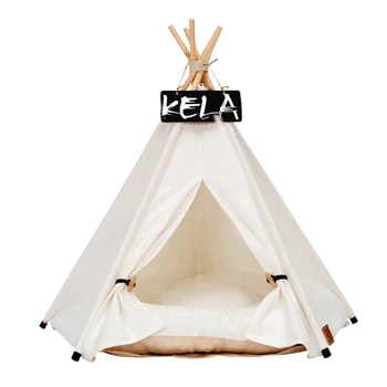 

1 Set Folding Pet Tent House Funny Game Pet Tent Nest Portable Comfortable Pet Tent Pet Supplies with Cushion