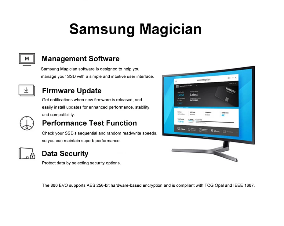 SAMSUNG SSD 860 EVO M.2 HDD 250GB 500GB 1 ТБ Внутренний твердотельный накопитель для ноутбука