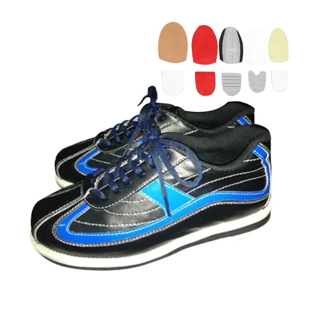 US $89.52 Large Size 3846 Bowling Shoes Changable Sole Men With Skidproof Sole Sneakers Right Hand And Left 