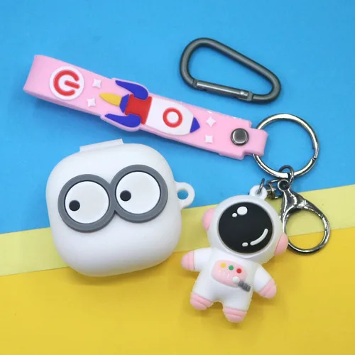 

Мультяшный чехол с брелоком для Samsung Galaxy Buds Live, силиконовый чехол для Galaxy Buds Live Pro, защитный чехол, аксессуары для гарнитуры