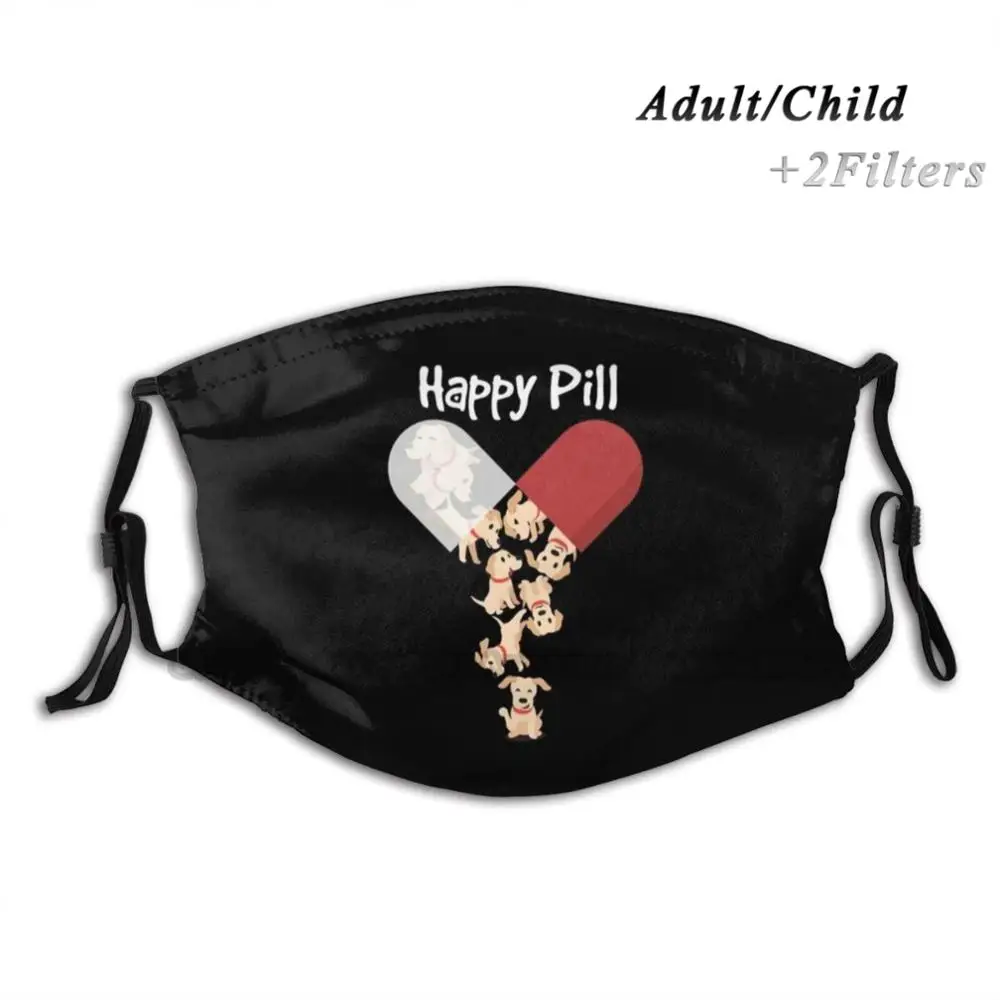 Лабрадор ретривер собака Happy Pill рубашка мама папа подарок Пылезащитная