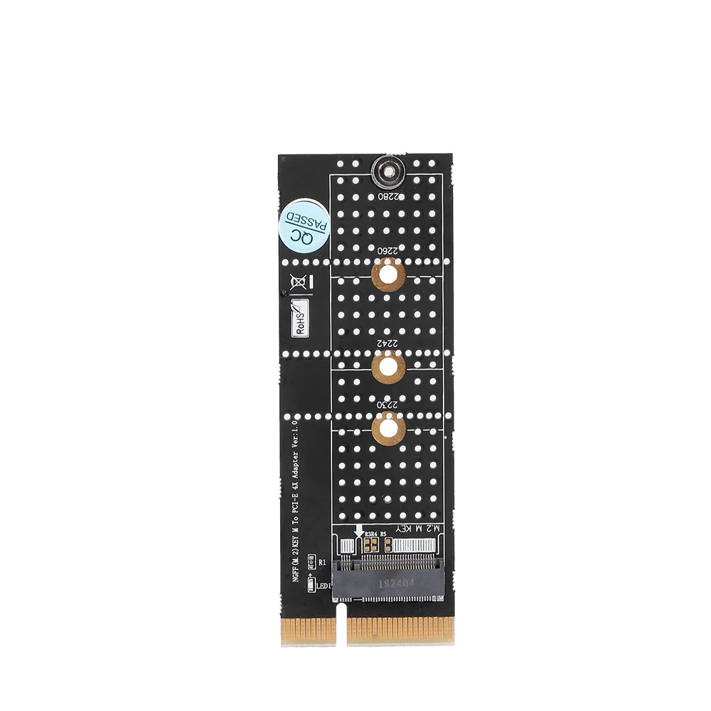 M.2 NVME M Key SSD to PCI- E 4X Adapter Card Vertical Installation Converter for Desktop PC Support 2230/2242/2260 type | Компьютеры и