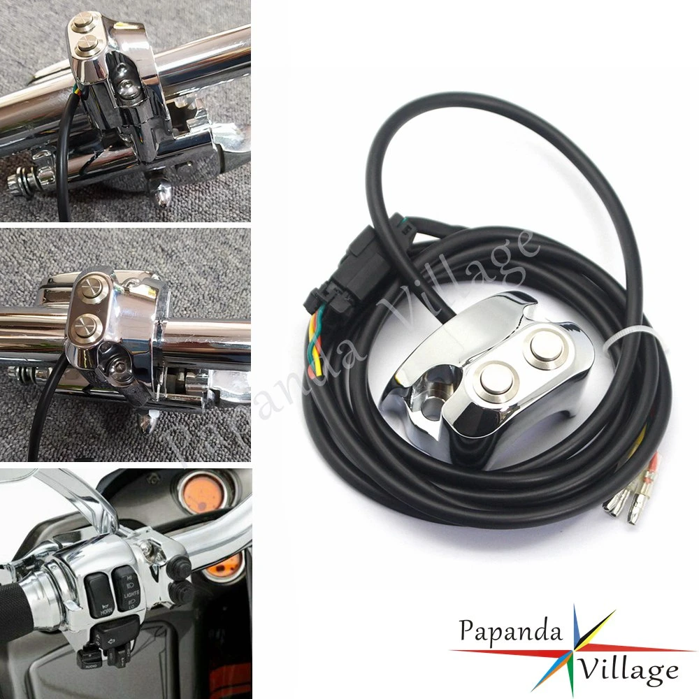 Air Ride Switch Controller Kit 3 Wire For Harley Dyna Sportster 1 in