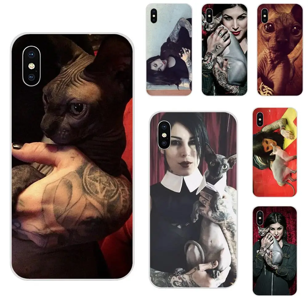 Soft TPU Phone Capa Kat Von D Cat For Galaxy J1 J2 J3 J330 J4 J5 J6 J7 J730 J8 2015 2016 2017 2018 mini Pro | Мобильные телефоны и