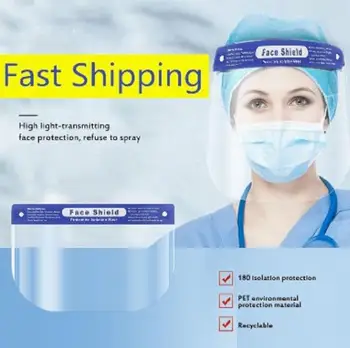 

Adjustable Head-mounted Face Shield Protective Cap Anti-Fog Anti-Droplets Full Protection Transparent Hat Eye Protection Hat