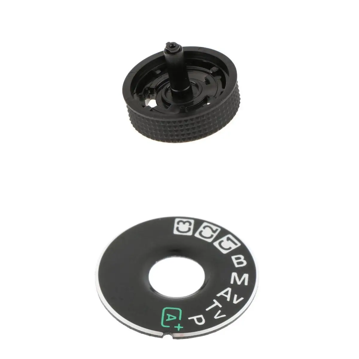 Top Cover Mode Function Dial Mode Plate +- Interface Cap Replacement for Canon EOS 5D Mark III 5D3 DSLR Camera with Tape