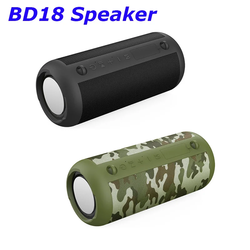 Bluetooth-Колонка BD18 20 Вт водостойкая с входом AUX | Электроника