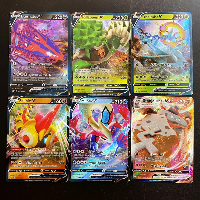 100pcs Pokemon English Version V VMAX Shining Cards Box Display Pokémon EX GX MEGA Playing Game Carte Battle Trading Toys Gifts 3