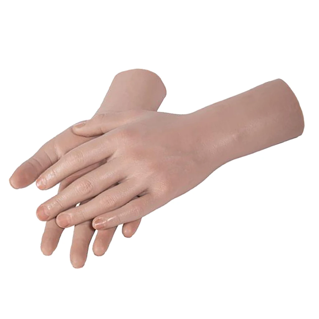 Mannequin Hand Arm Jewellery Watch Ring Bracelet Display Stand Art Practice Nail Practice Mannequin Nail Art Trainer Hand