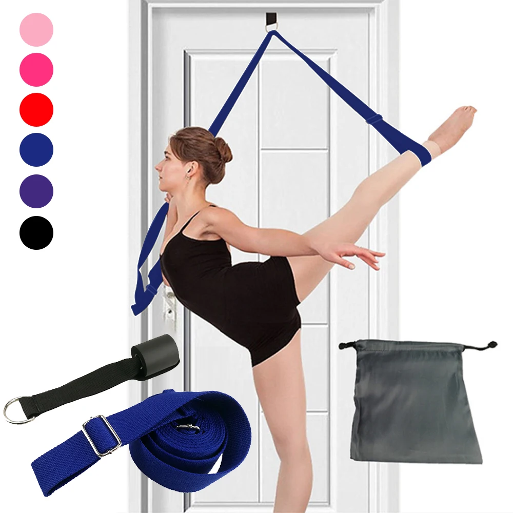 Door Flexibility Stretching Leg Stretcher Strap for Ballet Cheer Dance Gymnastics Trainer Yoga Flexibility Leg Stretch belt