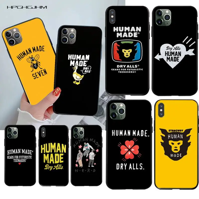 

HPCHCJHM Japan Human Made Girls Dont Cry DIY Luxury Phone Case for iPhone 11 pro XS MAX 8 7 6 6S Plus X 5S SE XR case