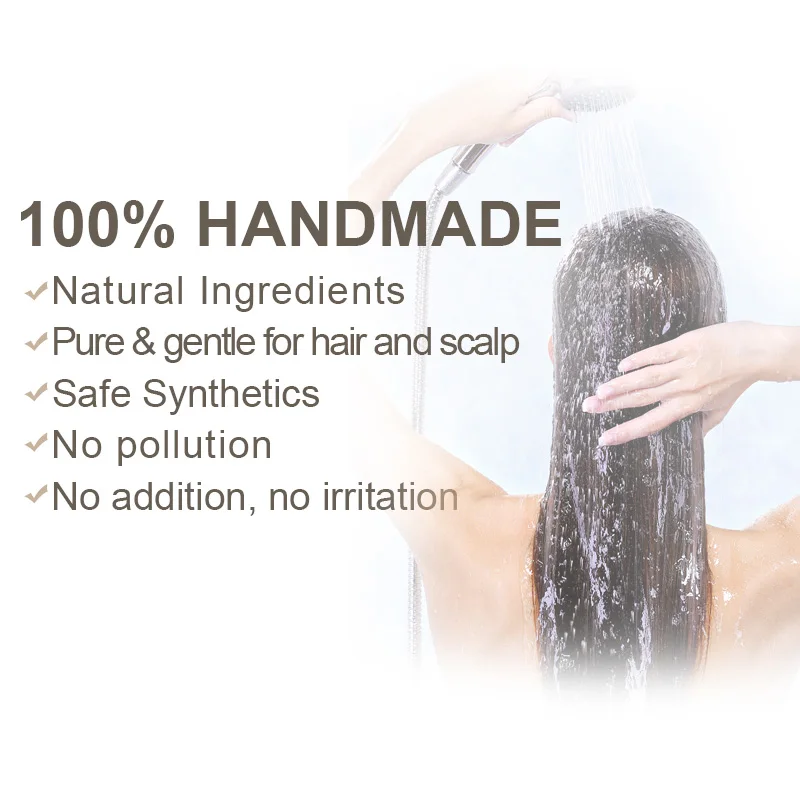 PURC Organic Shampoo Bar 100% Pure And No Chemicals Or Preservatives Natural Handmade Cold Processed Dry Shampoo Soap Hair Care 4