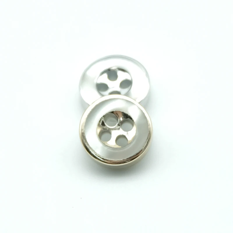 

100pcs Pack Resin Buttons DIY Handwork Customizable Clothes Suit Pearlescent Button High Quality Sewing Supplies Wholesaleable