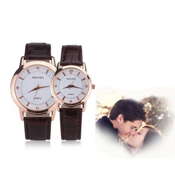 

Simple Couple Watch Fashion Rose Gold Quartz Women's Wristwatch Leather Ladies Watch Minimalist Men's Watches erkek kol saati