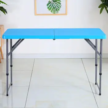 

Outdoor folding table simple portable stall push activity training table and chairs table rectangular