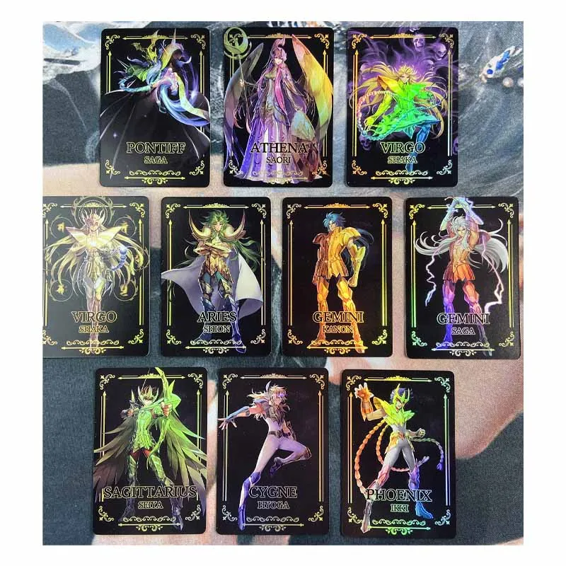 10pcs/set Saint Seiya No.5 Repaint Original Composite Craft Toys Hobbies Hobby Collectibles Game Collection Anime Cards | Игрушки и
