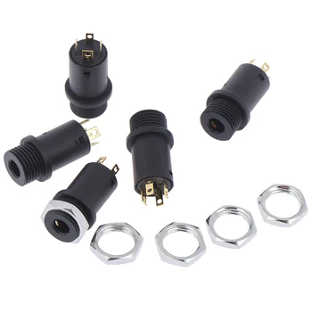 

5PCS 4 Channel PJ-31640 Connectors Audio Video Vertical Socket Gold Plated 3.5mm