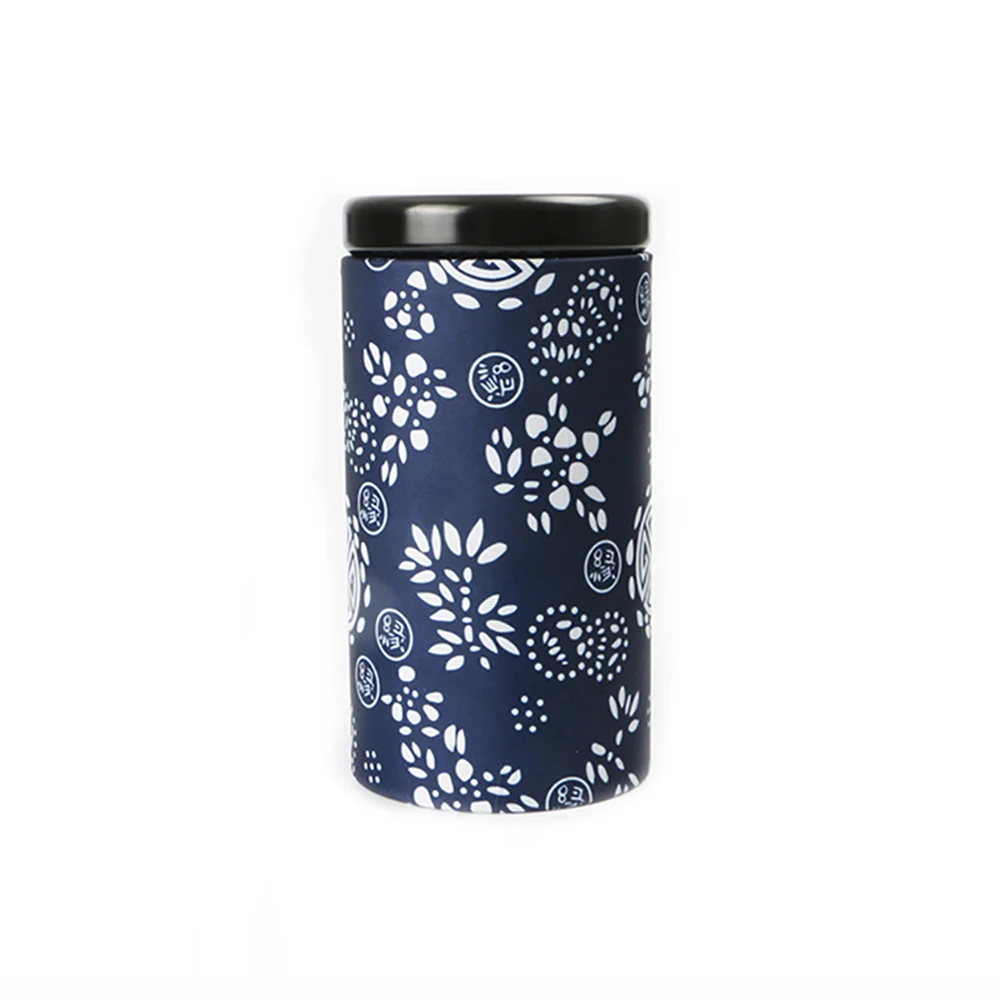 Звезда для упаковки чая упаковка канистра печать чай цилиндр картон коробка - Цвет: 9.9x19cm