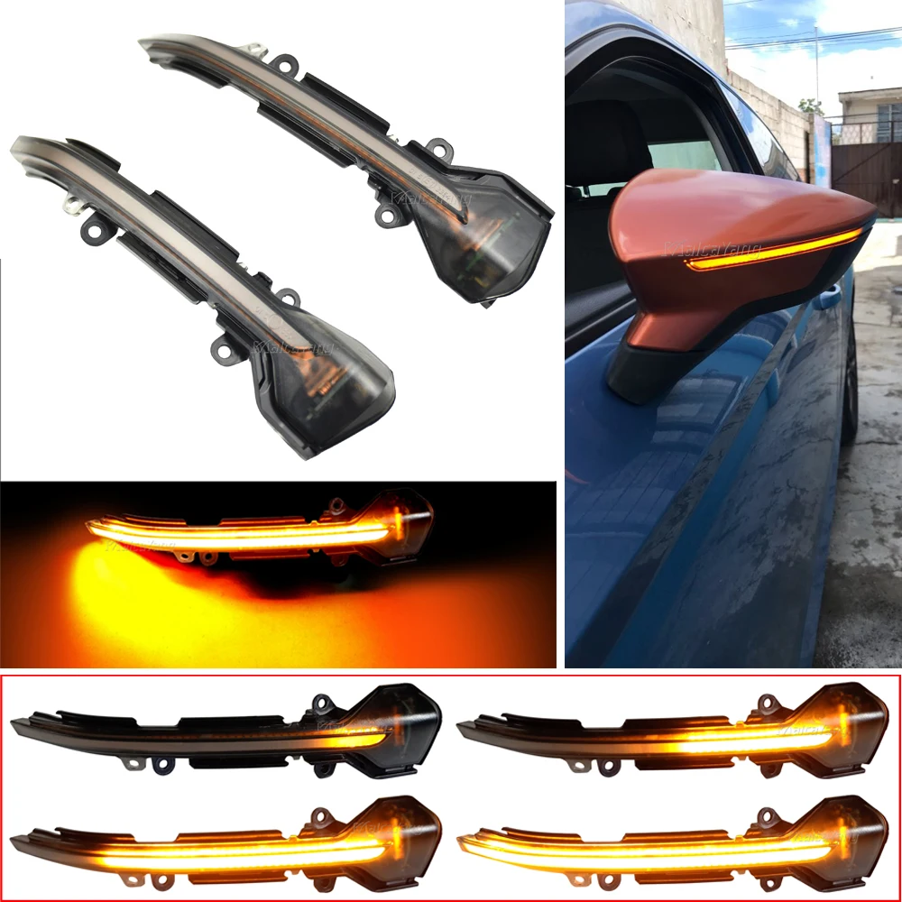 2 шт. поворотный сигнал для Seat Leon III Mk3 5F ST FR Cupra Arona KJ7 2013 2014 2015 2017 2018|Сигнальная лампа|
