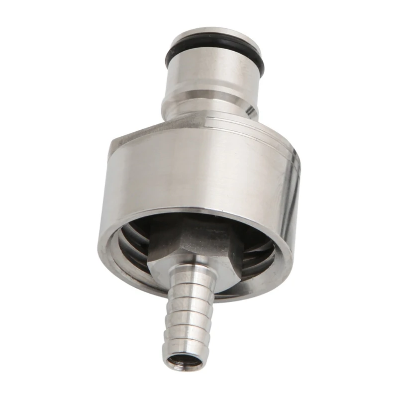 Stainless Steel Carbonation Counter Pressure Bottle Filling with 5/16" Barb CO2 Coupling Carbonate Beer