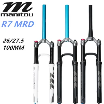 

MANITOU R7 MRD Bicycle gas fork MTB mountain bike 26/27.5 Manual remote control lock 100mm travel suspension fork Bicycle Forks