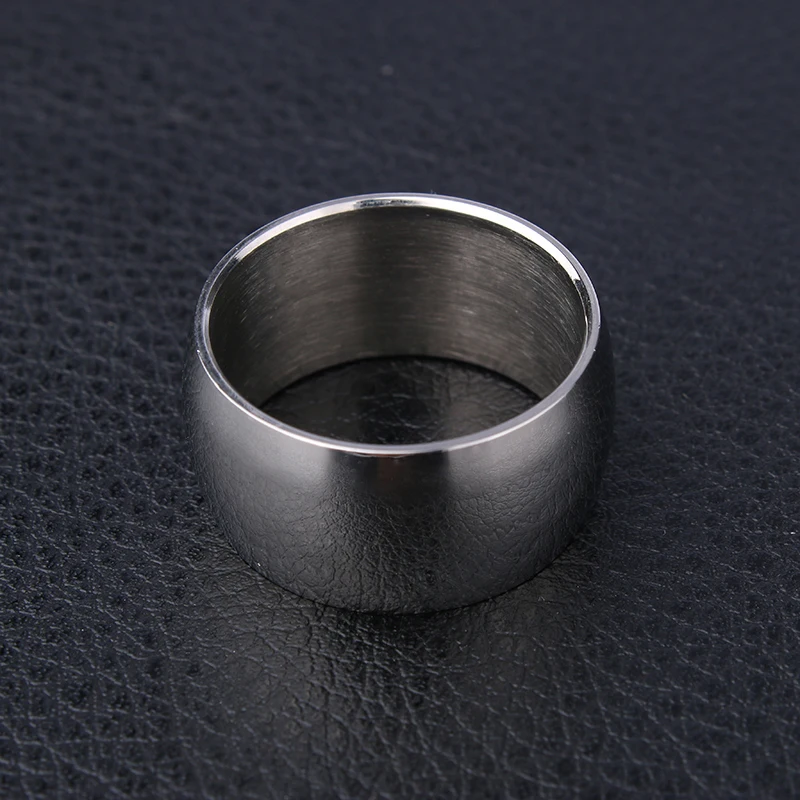 Men's Titanium Steel Ring 12 mm wide Spherical Wedding Jewelry men and women wedding rings,couple rings,finger rings,jewelry rings,ring jewelry