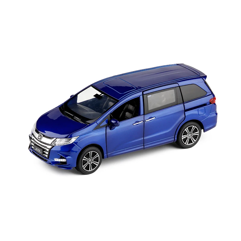 Новинка 1:32 Honda Odyssey литая под давлением металлическая модель автомобиля с музыкальным мигающим оттягиванием 6 открывающихся дверей детские игрушки подарки - Цвет: G