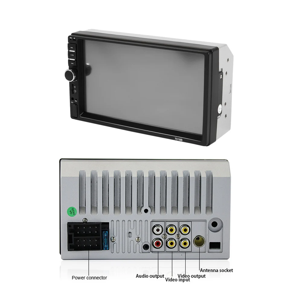 US $35.88 7 2 Din Car Radio Autoradio Mirror Link Touch Screen Audio Radio Bluetooth MP5 Multimedia Player FMTFUSB Rearview Camera