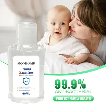 

60ml Disinfection Wash-free Hand Sanitizer 75% Alcohol Spray Portable Disposable Prevention Antibacterial Hand Cleaner Waterless