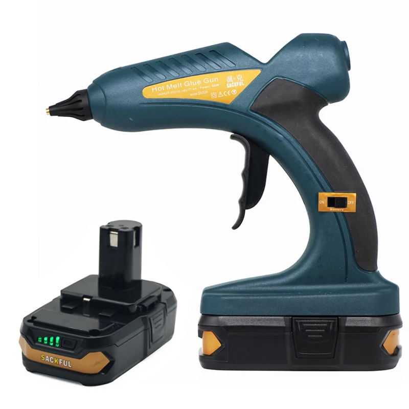 Дрель makita 18V аккумуляторная горячего расплава клея пушка 1500 мА/ч литий Батарея Беспроводной Перезаряжаемые