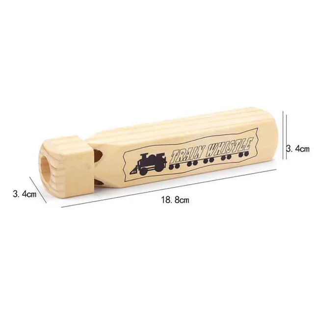 Kids Wooden Train Whistle Music Baby Teaching Wood Toy Musical Instrument Educational Learning Toys for Children Gifts 5