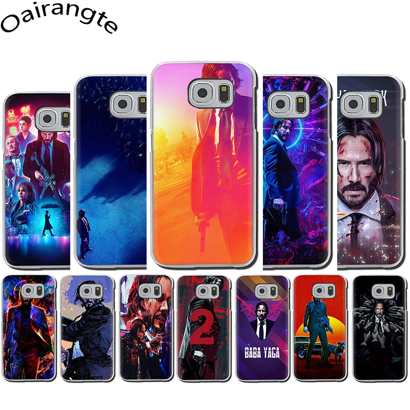 Жесткий чехол для телефона с Джон фитилем из главы 3 Samsung Galaxy S6 S7 Edge S8 S9 S10 Plus S10e Note 8 9