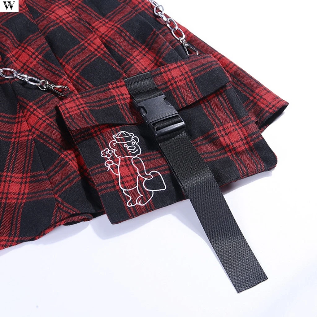 Высококачественная школьная форма, модная клетчатая плиссированная короткая юбка, хлопковая юбка для женщин, повседневная японская опрятная мини-юбка 10,3