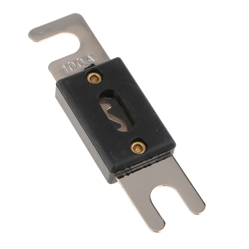 Pack Of 10 Nickel Plated Car ANL Blade Fuses Audio Electric Protection 100A