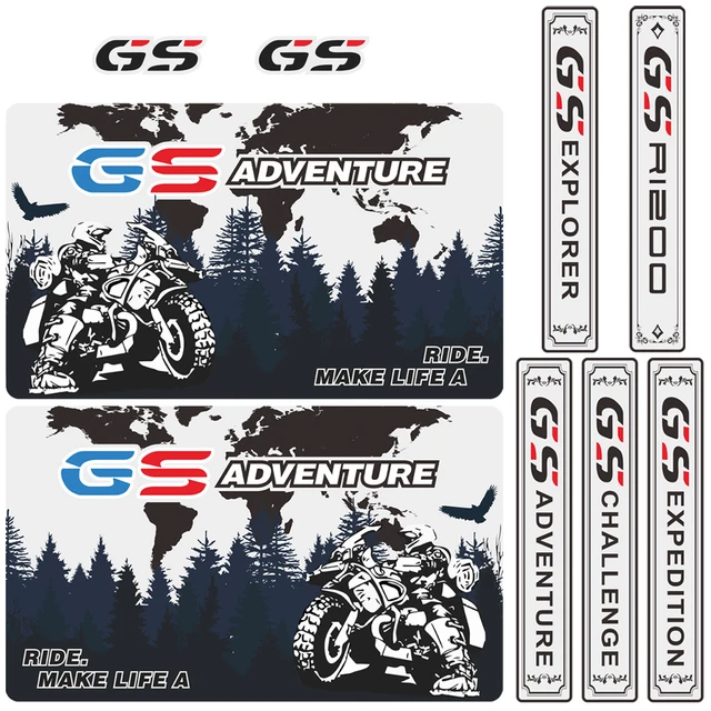 Pegatinas Para Maletero De Motocicleta, Calcomanía De Aluminio Para Maletas  Laterales, Cajas De Caja Para Bmw R1200gs R1200 Gs Adv Adventure R 1200 Gsa  - Calcomanías Y Pegatinas - AliExpress