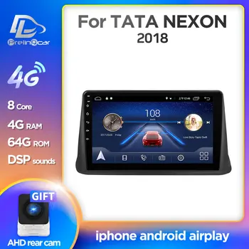 

prelingcar For TATA NEXON 2018 years Car monitor Radio Multimedia Video Player Navigation GPS Android 10.0 4G LTE DSP stereo