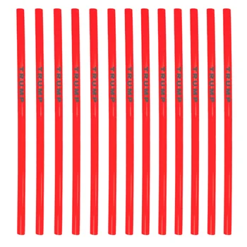 

20 Pcs/1 Pack Trump Straws Bendable Drinking Straw Disposable Party Straws for Juice Milk Tea (Red)