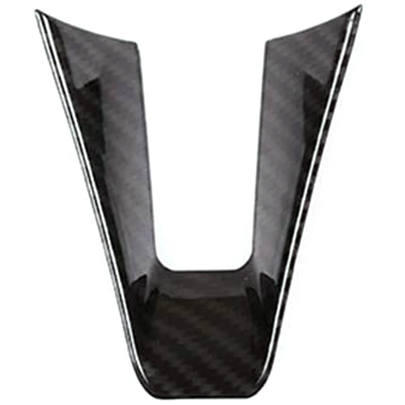 ABS Carbon Fiber Car Steering Wheel Decoration Frame Cover Trim Fit for Alfa Romeo Giulia Stelvio 2017 2018 2019 | Автомобили и